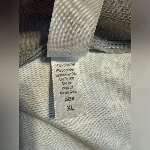 Laura Hlavac l Piper Pocket Funnel Neck - Summer Breeze | Size XL | Blue Tunic - Picture 10 of 10